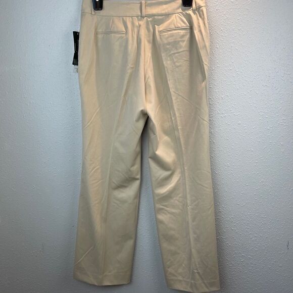 NWT Lauren Ralph Lauren Tan Slack Pants Size 10 - Picture 6 of 9